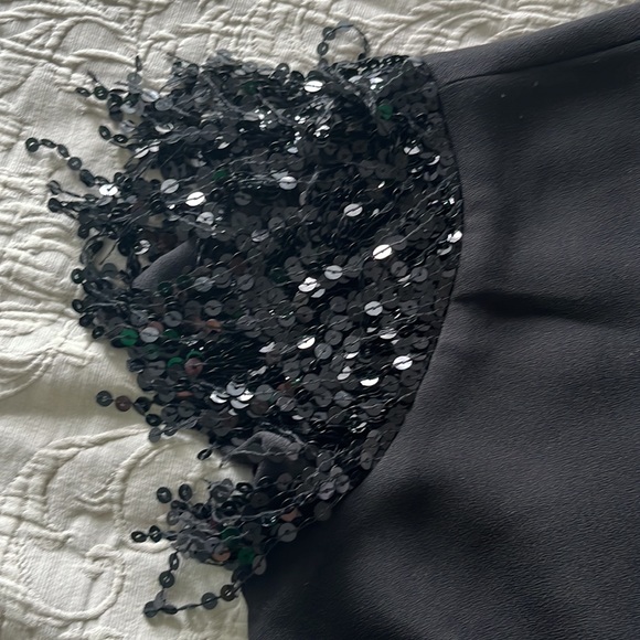 LIKE NEW Kate Spade New York sequin fringe swing dress size 0 - Picture 2 of 4